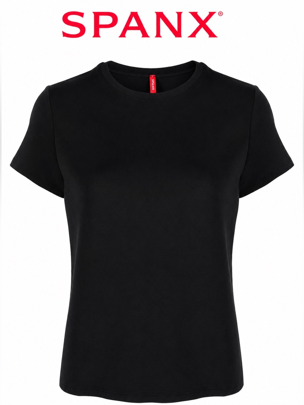 SPANX AirEssentials Black Cap Sleeve Tee 2X